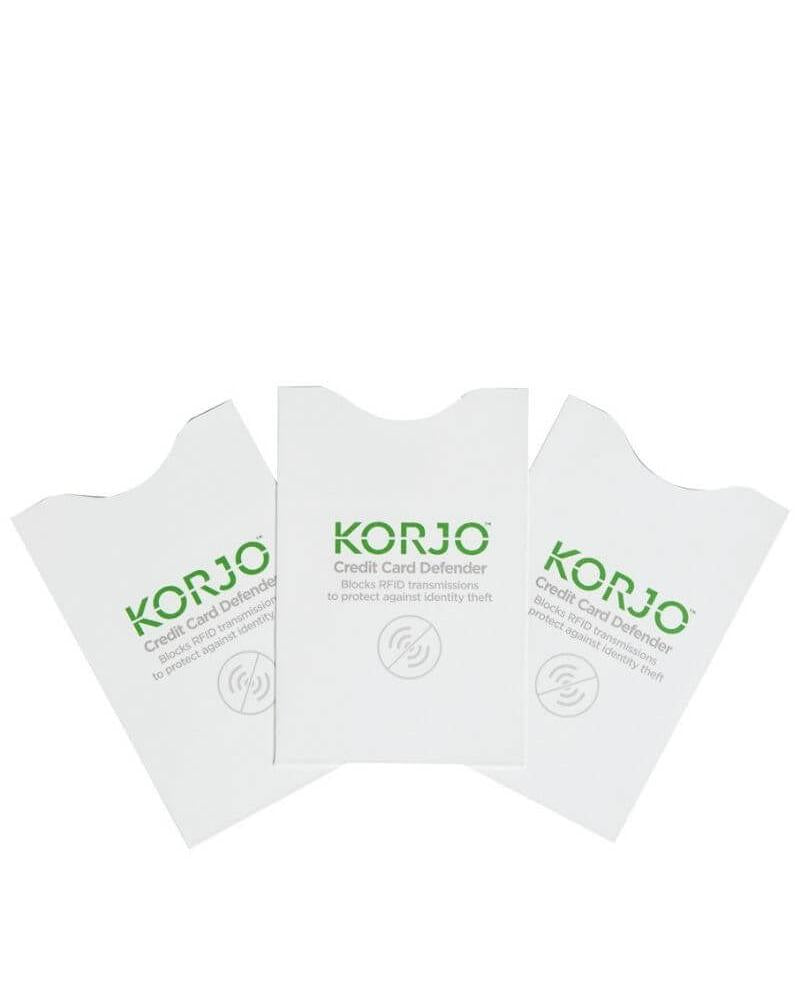 credit card defender sleeves Korjo RFID | Security Color:Cavalry Charge (BUW) Set_Marvel Super Heroes IDentification chip embedded inside My Christmas Deck has