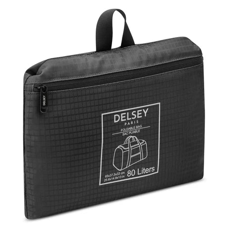 Delsey Nomade Medium 65cm Foldable Duffle Bag 64L - Black
