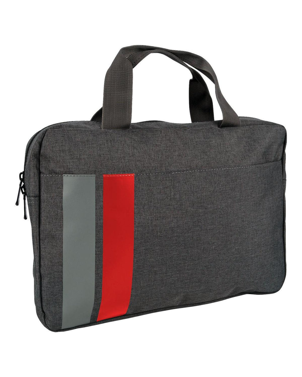 Unbranded Highlight Satchel 7.8L Grey/Red-1