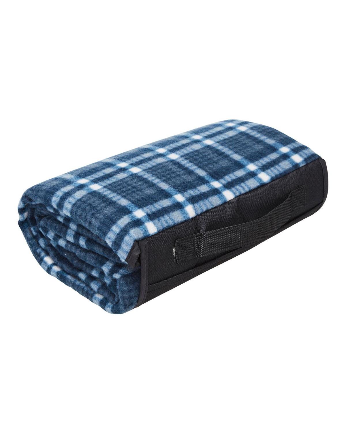 Unbranded Picnic Time Travel & Event Blanket Navy-1