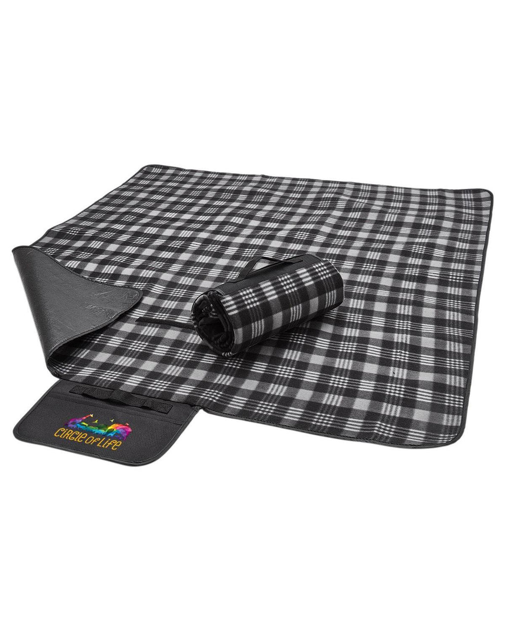 Unbranded Picnic Time Travel & Event Blanket Red-2
