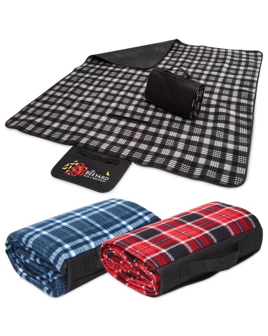 Unbranded Picnic Time Travel & Event Blanket Red-4