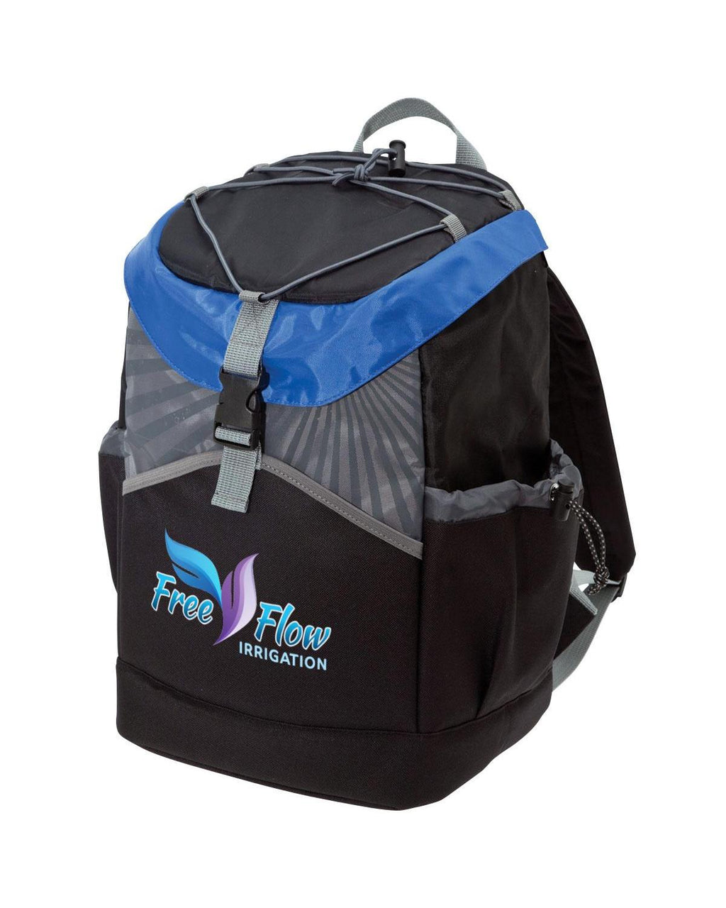 Unbranded Sunrise Backpack Cooler 20L Black/Grey-3