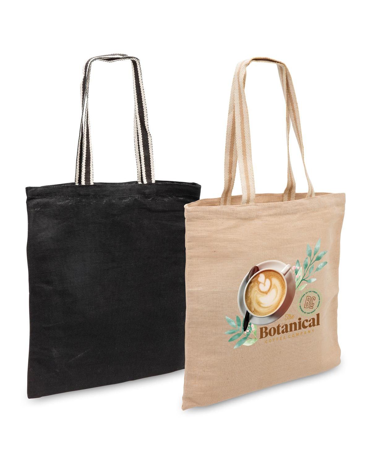 Unbranded Eco Jute Tote 1.6L Natural-4