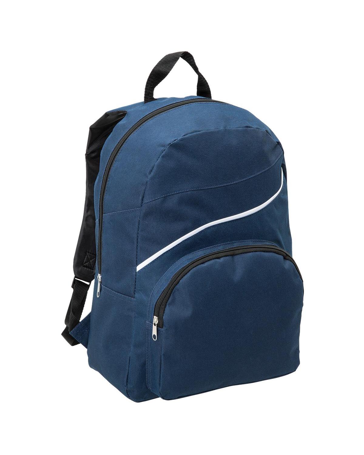 Unbranded Twist Backpack 21L Navy-1
