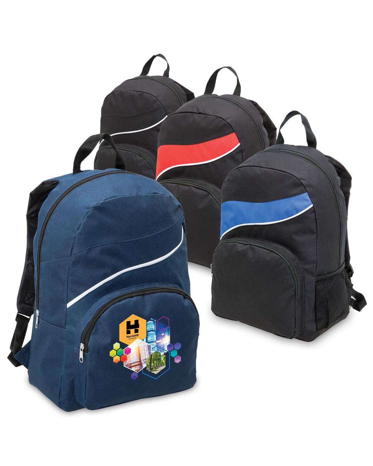 Unbranded Twist Backpack 21L Black-3