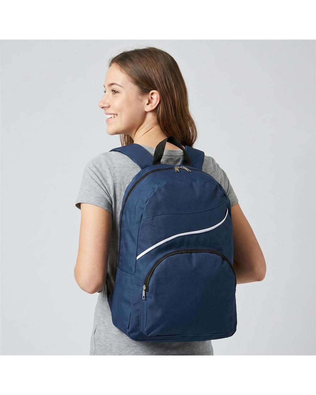 Unbranded Twist Backpack 21L Black/Red-5