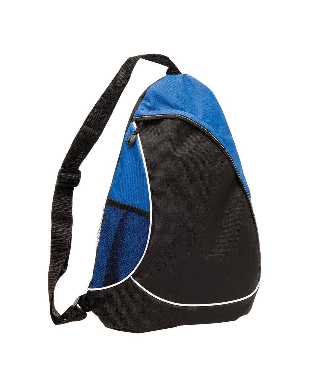 Unbranded Metro Sling 12.7L Travel Backpack Black/Royal-1