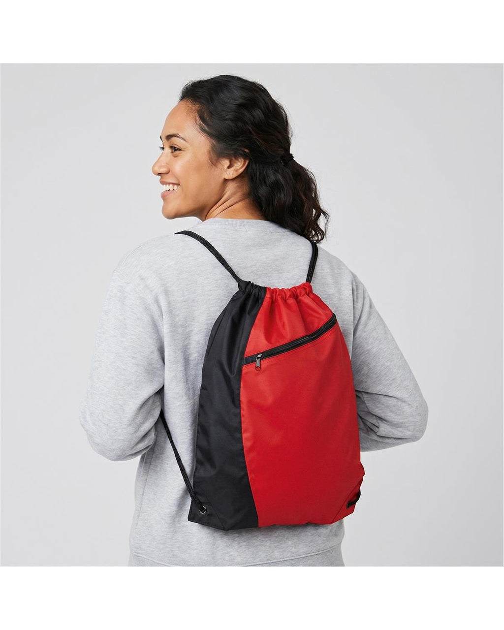 Unbranded Icon Backsack 3L Black/Grey-3