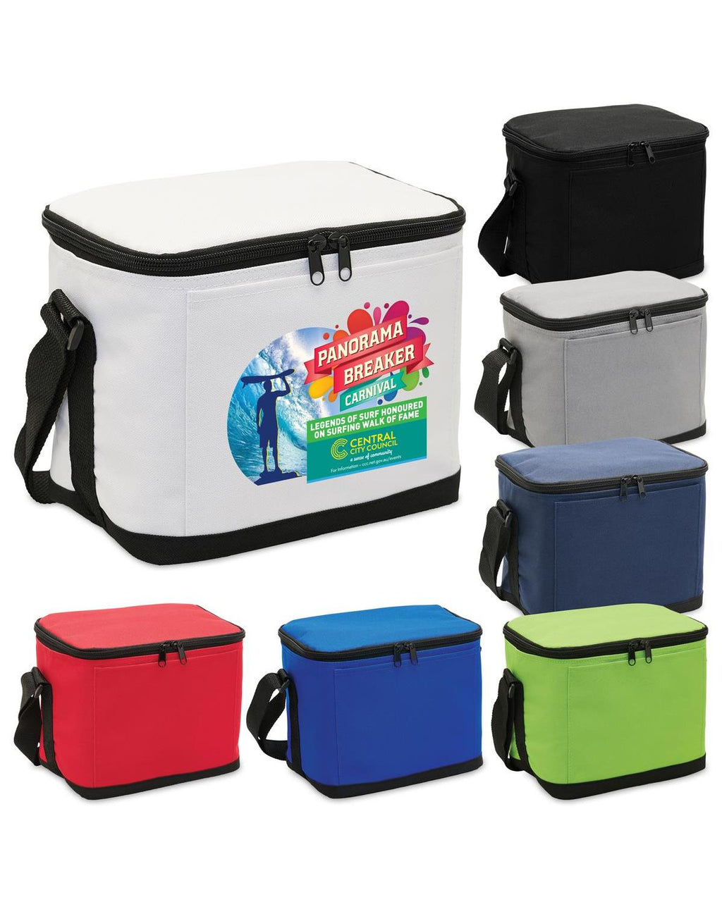 Unbranded 6 Pack Cooler 6L Black-2