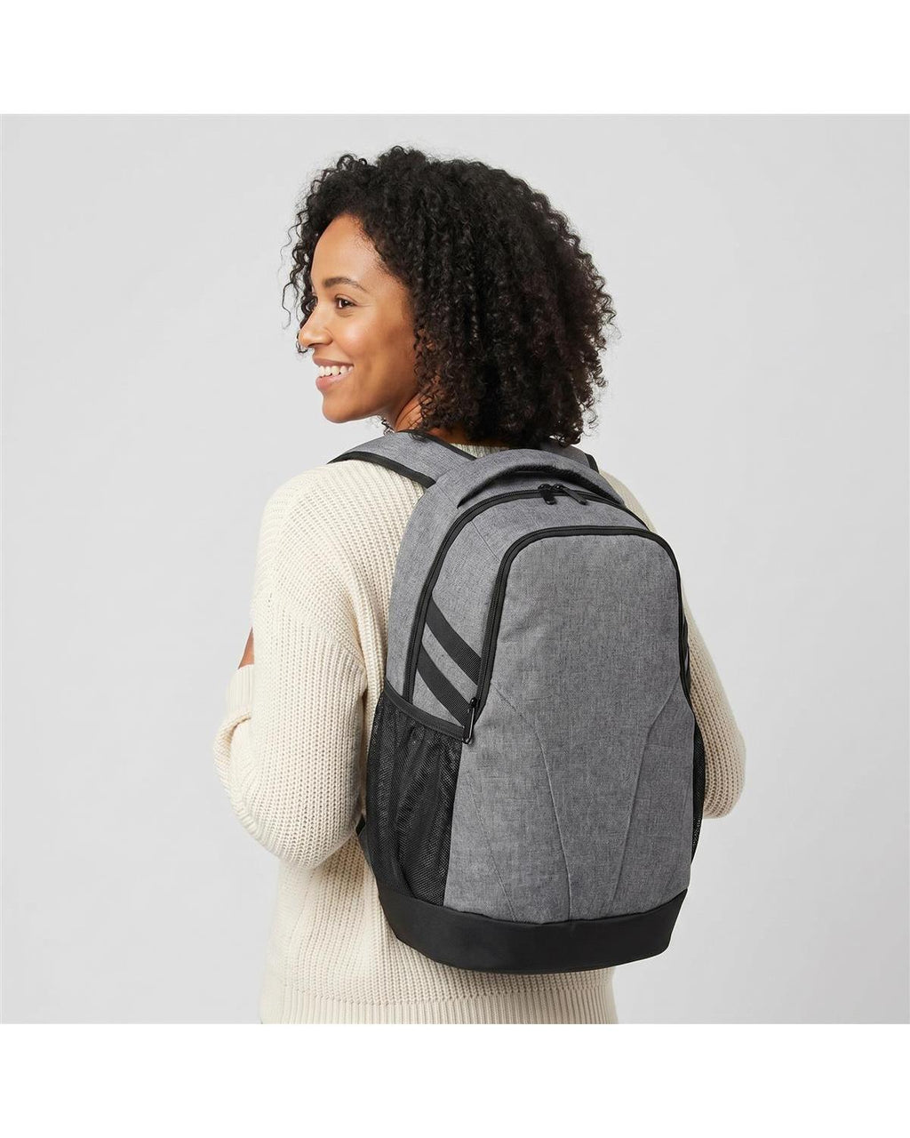 Unbranded Enterprise Laptop Backpack 21.4L Black/Grey-4