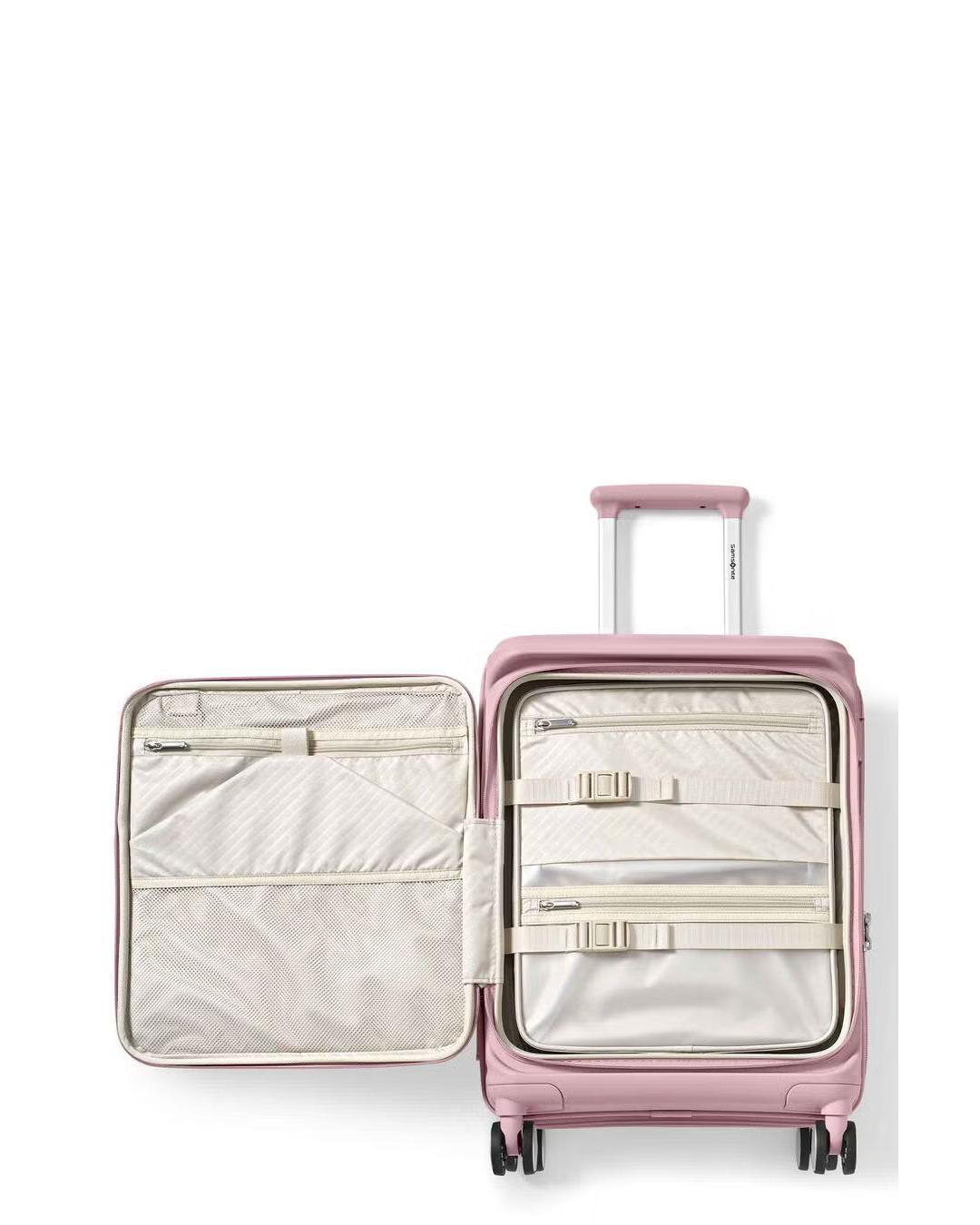 Samsonite Paralux Expandable Hardside Carry-On Spinner Suitcase - 55cm - Dusty Pink