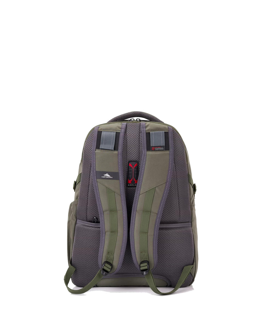 High Sierra Access 4.0 Laptop Backpack - 17-Inch - Khaki Back Image 4