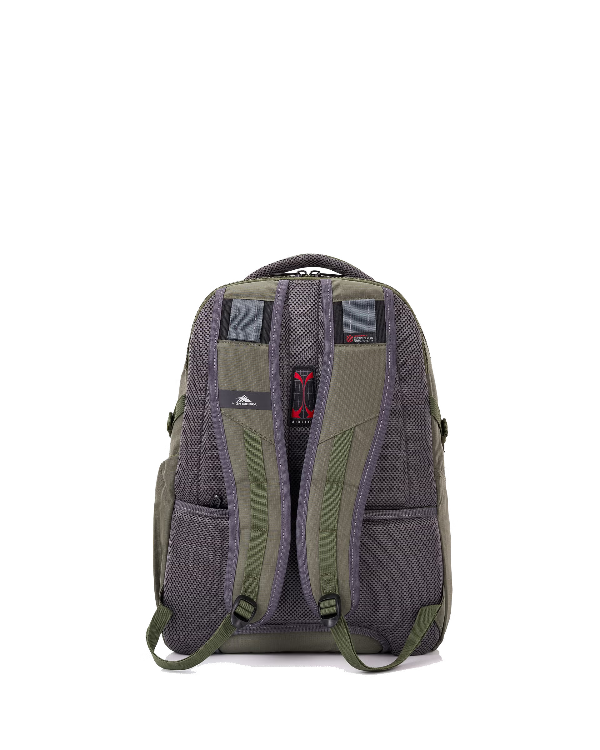 High Sierra Access 4.0 Laptop Backpack - 17-Inch - Khaki Back Image 4
