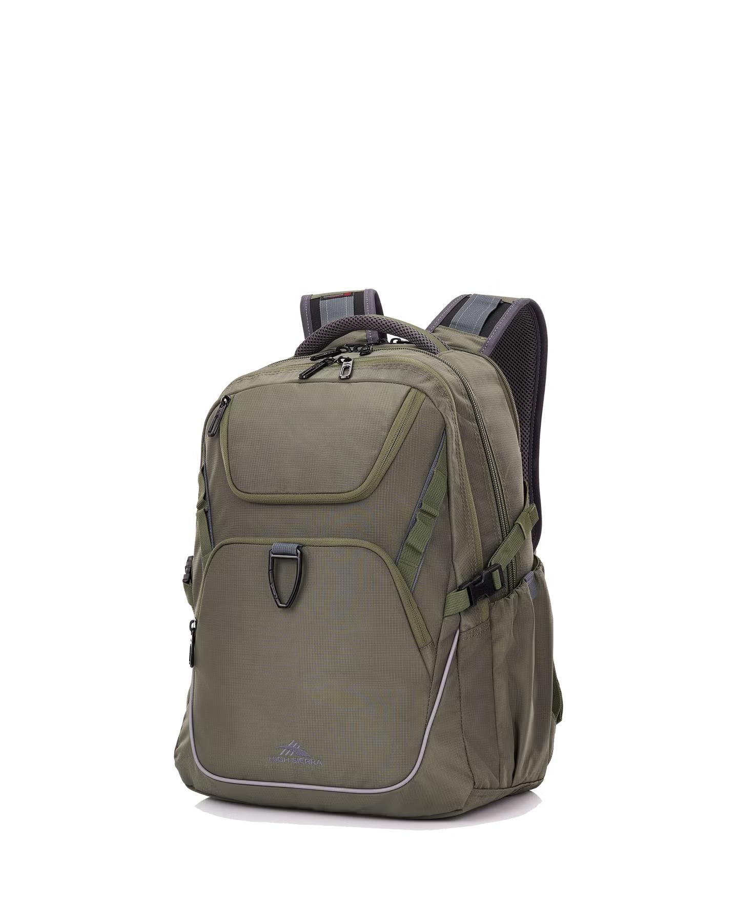 High Sierra Access 4.0 Laptop Backpack - 17-Inch - Khaki Front Image 2