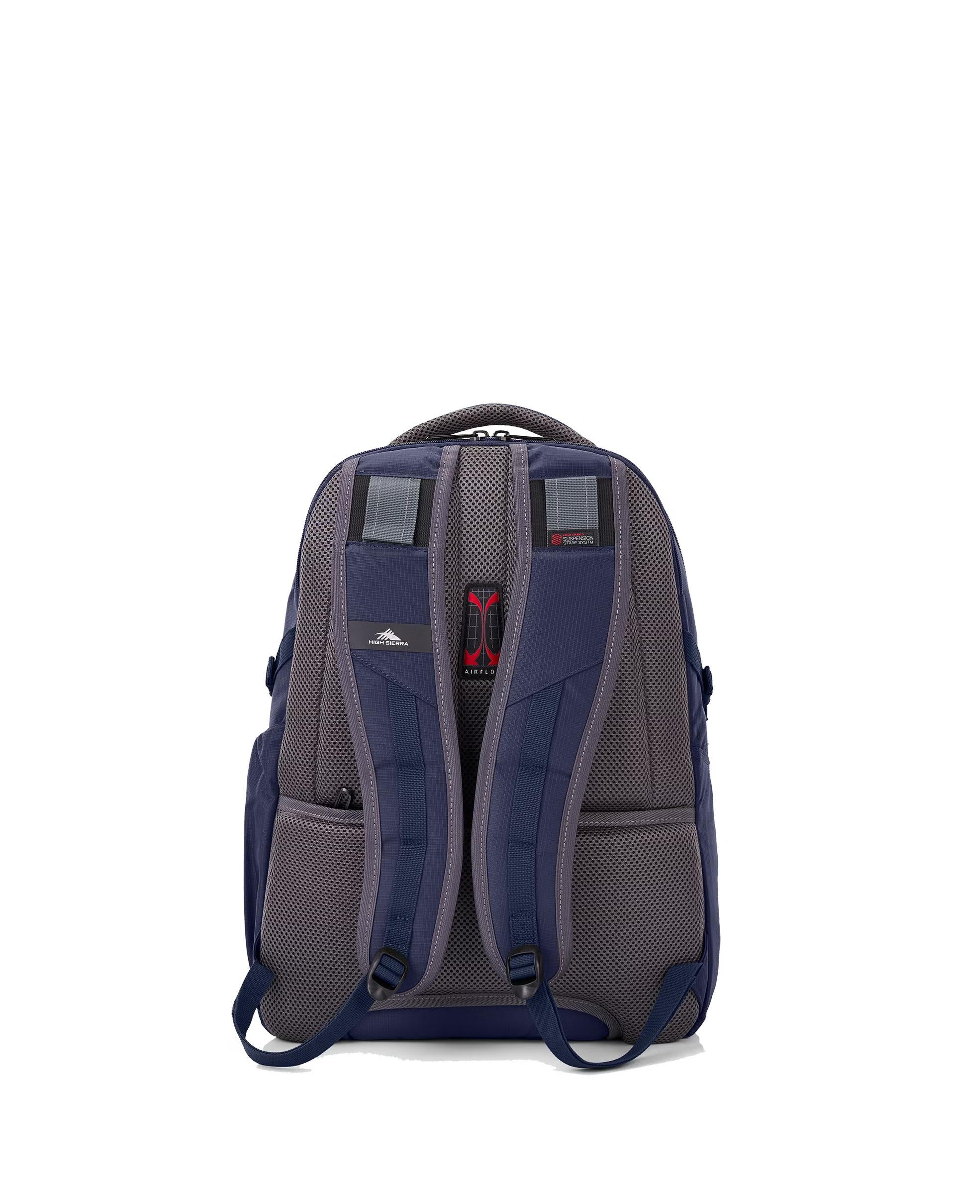High Sierra Access 4.0 Laptop Backpack - 17-Inch - Navy Sport Back Image 4