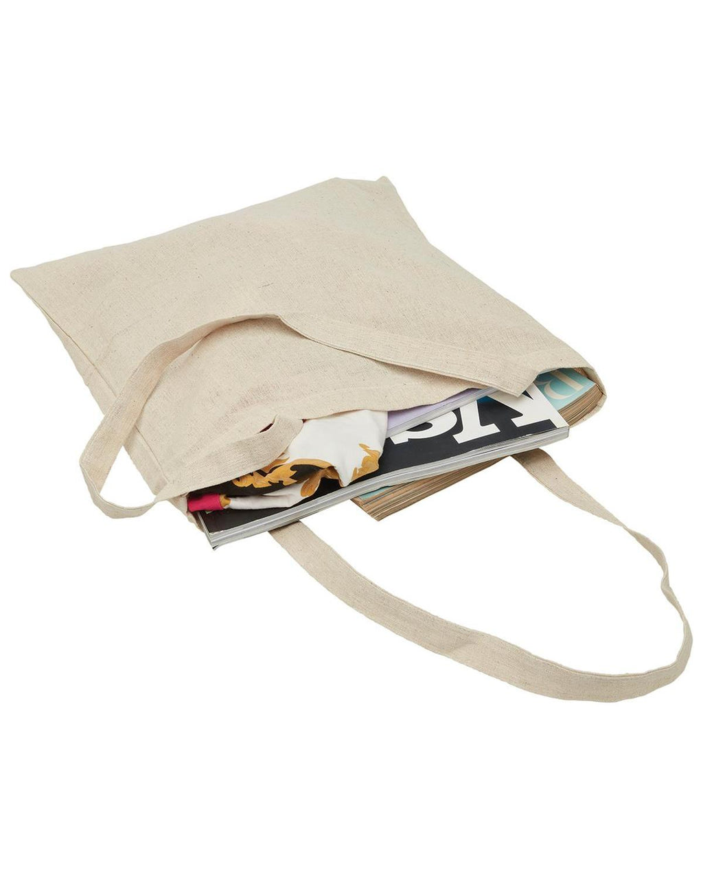 Unbranded Hemp Tote 1.5L Natural-1