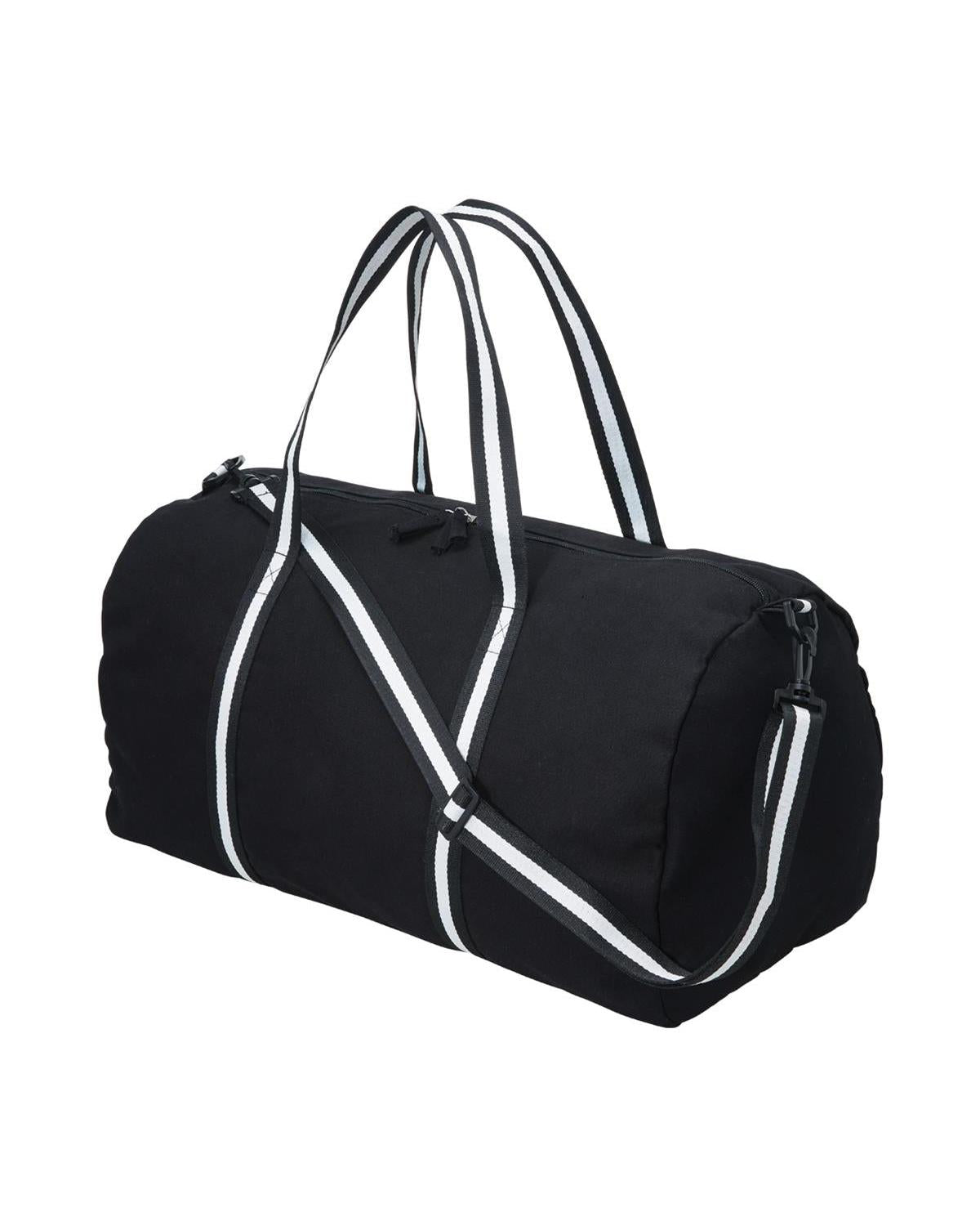 Unbranded Canvas Duffle 42.7L Black-1