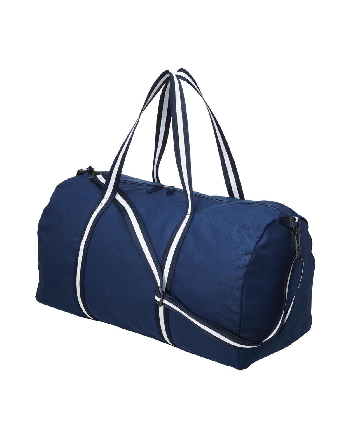 Unbranded Canvas Duffle 42.7L Navy-1