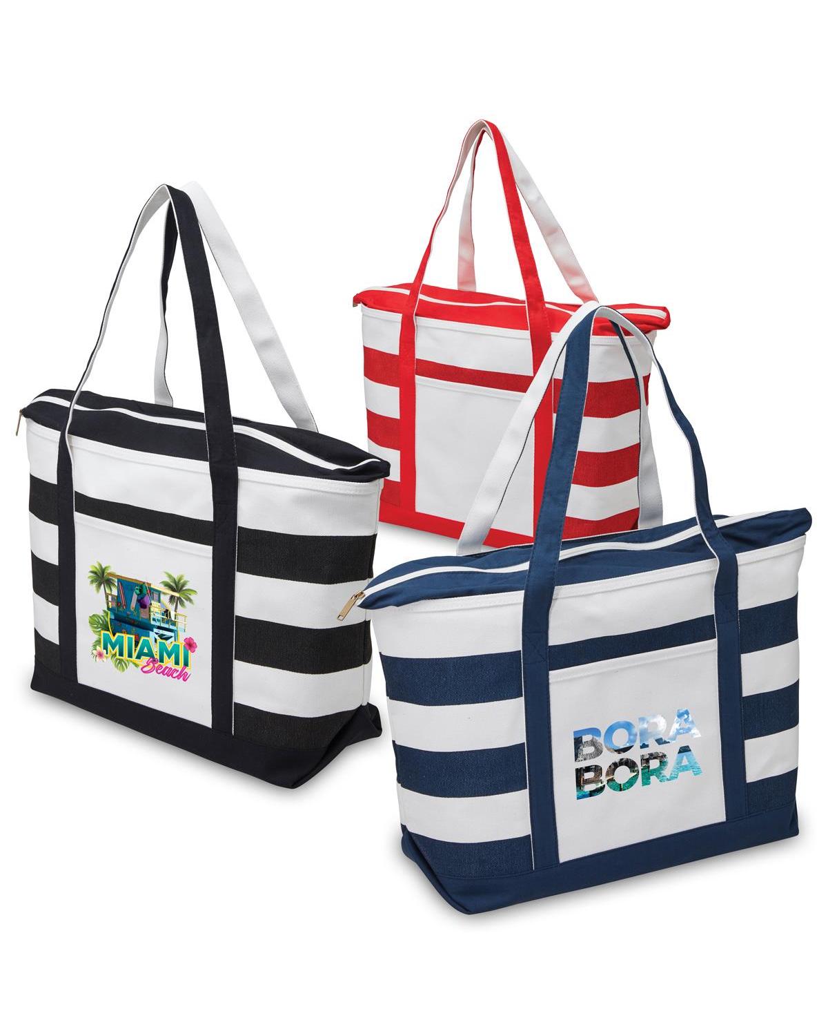 Unbranded Premium Boat Tote 36.2L Natural/Red-2