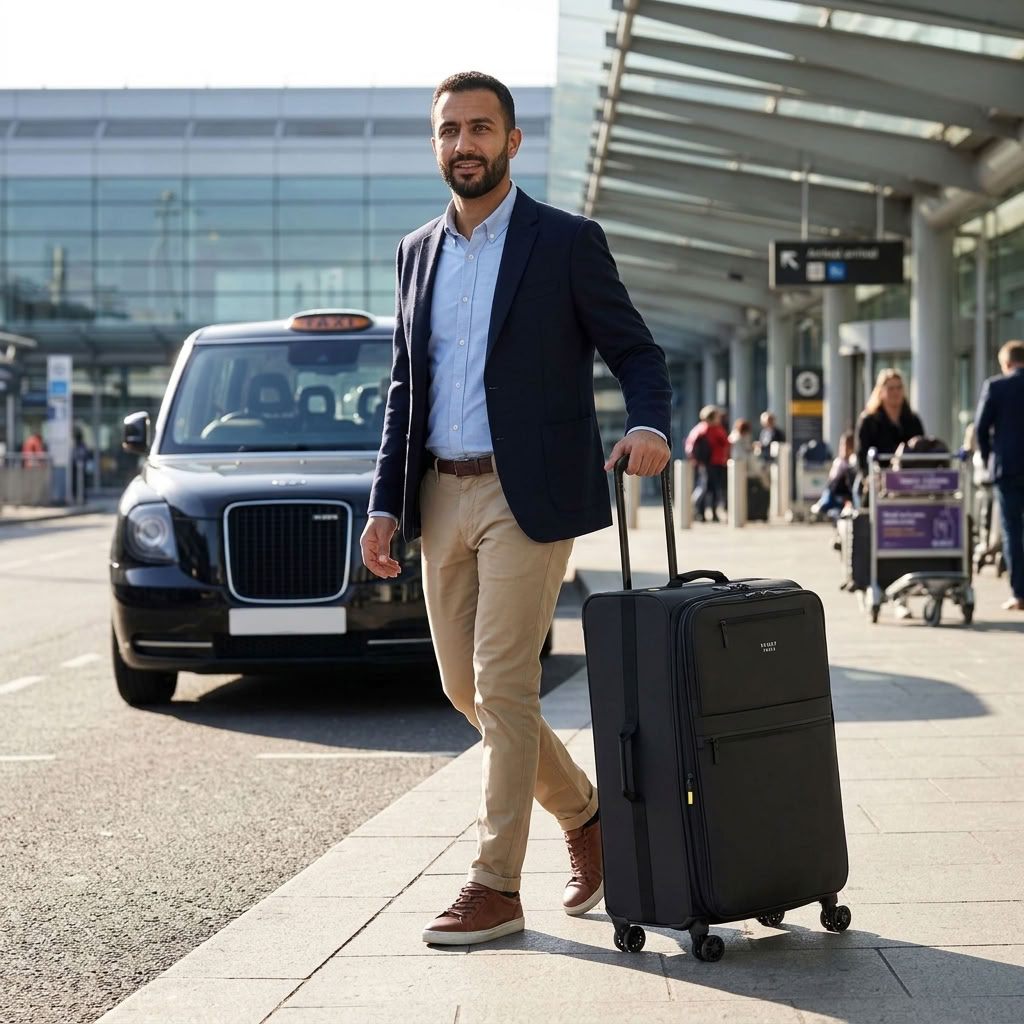 Delsey Paris Maubert 2 Softside Medium Spinner Suitcase -66cm-Black-2