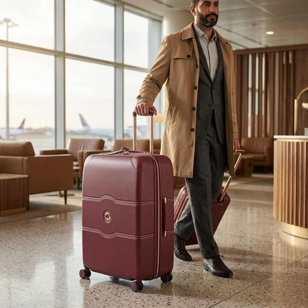 Delsey Chatelet Air 2.0 Hardside Large Spinner Suitcase - 76cm - Burgundy