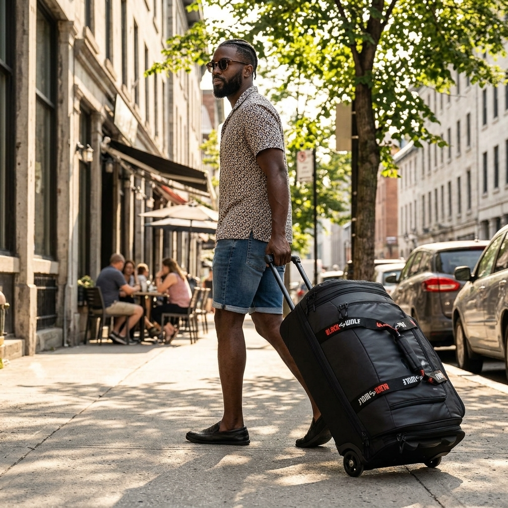 Blackwolf Bladerunner Gen II Wheeled Duffle Bag - 110L + 20L - Jet Black