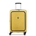 Delsey Freestyle Yellow 67cm medium front-opening hardside suitcase