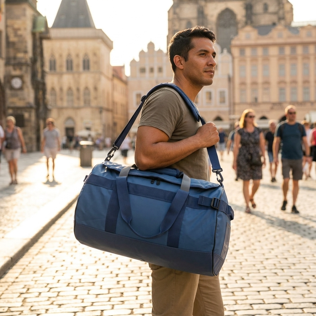 Caribee Kokoda Water Resistant Duffle Bag - 65L - Blue