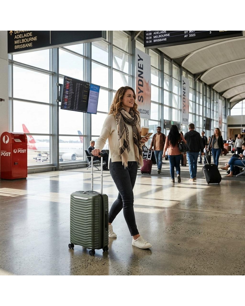Samsonite Upscape Expandable Hardside Carry-On Spinner Suitcase - 55cm - Climbing Ivy-2