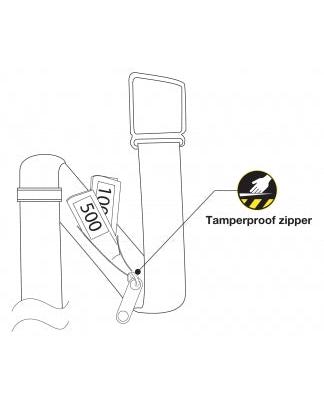 Pacsafe Cashsafe Anti-Theft Security Belt Wallet - Black Image 2