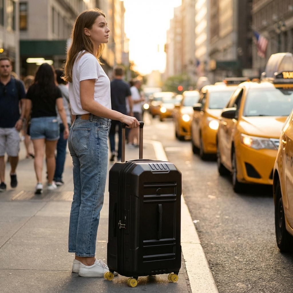Delsey Rempart 2.0 Expandable Hardside Large Spinner Suitcase - 80cm - Black Image 11