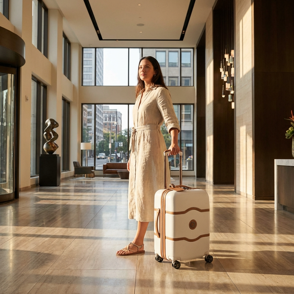 Delsey Chatelet Air 2.0 Hardside Carry-On Spinner Suitcase - 55cm - Angora Image 9