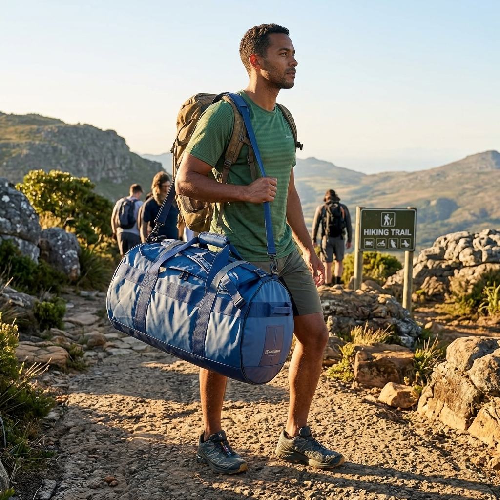 Caribee Kokoda Water Resistant Duffle Bag - 90L - Blue