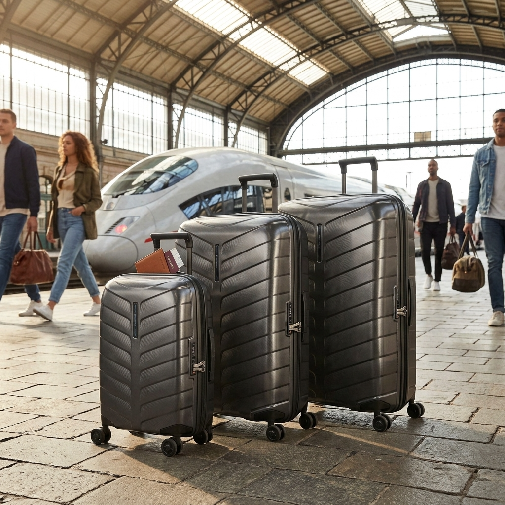 Samsonite Attrix Hardside 3-Piece Spinner Luggage Set - Anthracite