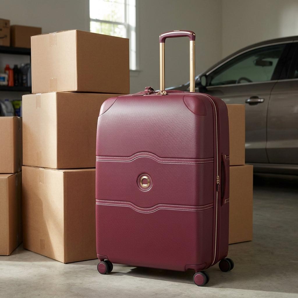 Delsey Chatelet Air 2.0 Hardside Medium Spinner Suitcase - 66cm - Burgundy
