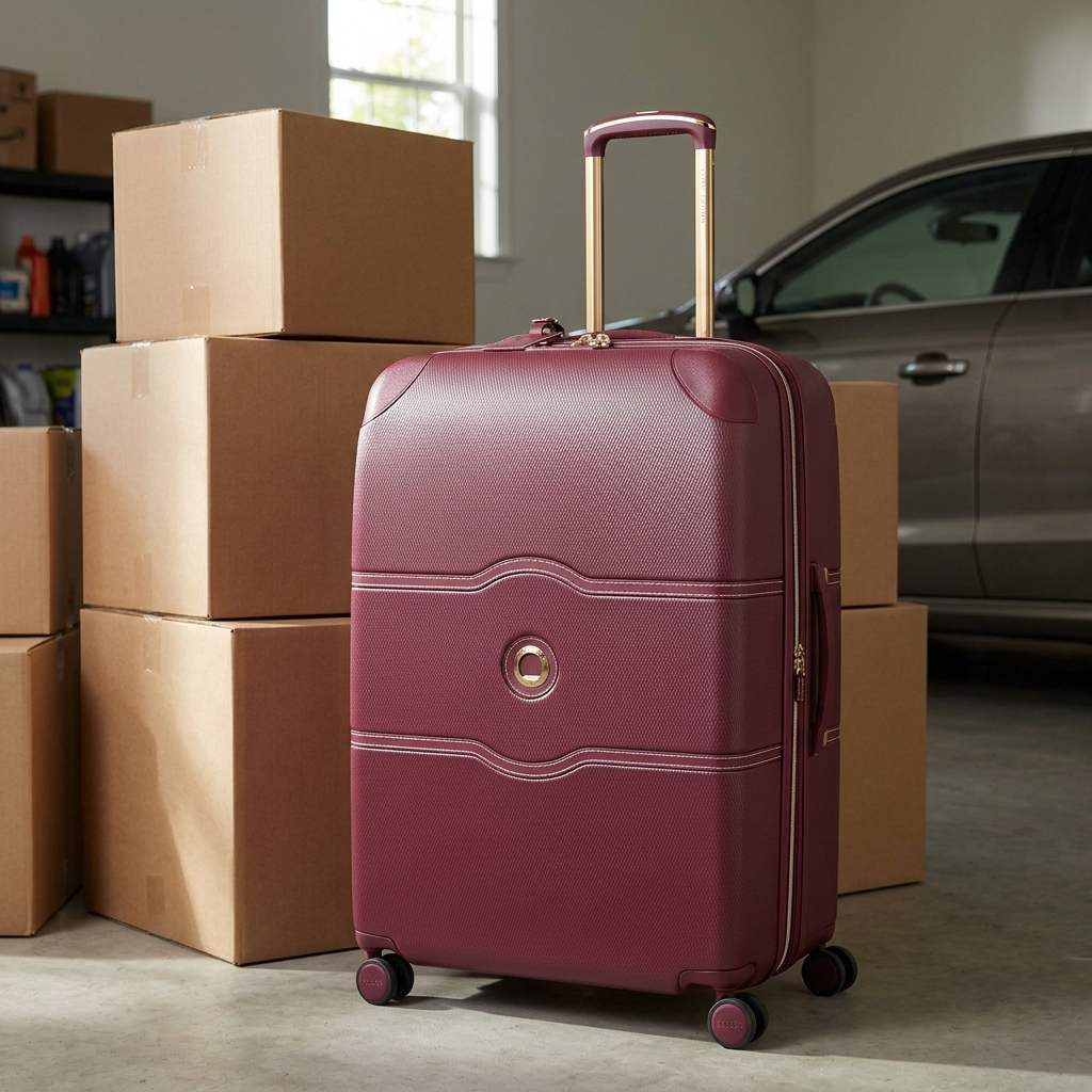 Delsey Chatelet Air 2.0 Hardside Medium Spinner Suitcase - 66cm - Burgundy