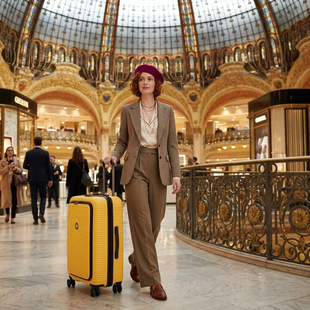 Delsey Freestyle Hardside Front Open Exp Large Spinner Suitcase - 76cm - Yellow-2