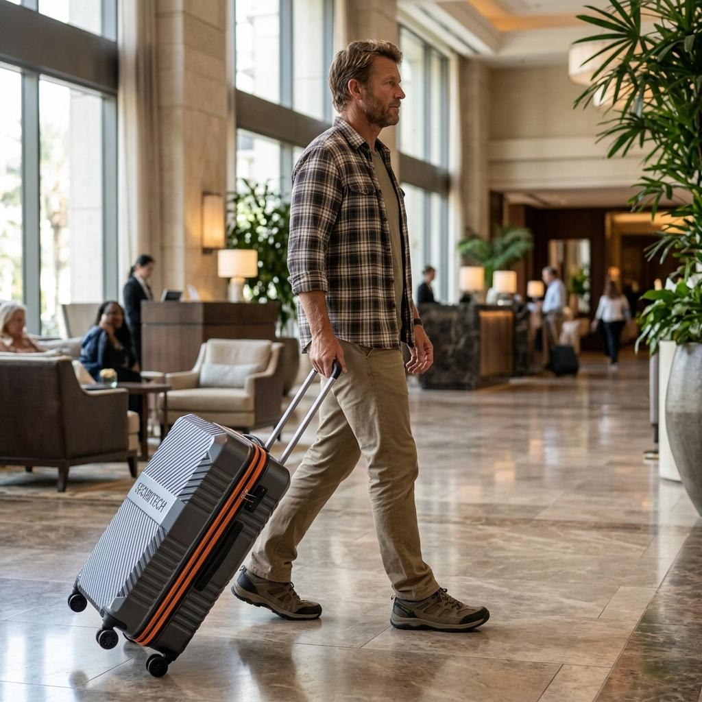 Delsey Paris Securitech Patrol Hardside Medium Suitcase - 65cm - Grey-12