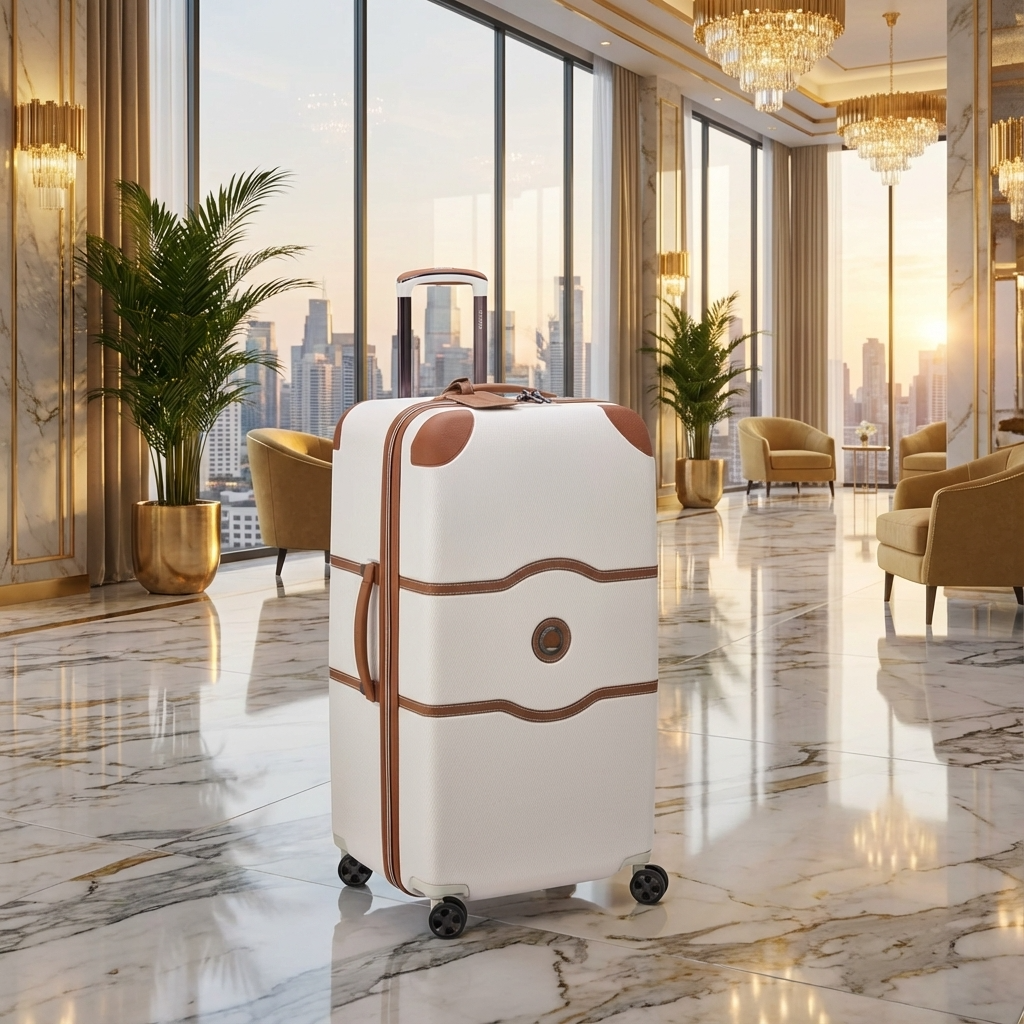 Delsey Chatelet Air 2.0 Hardside Large Trunk Spinner Suitcase - 80cm - Angora Image 10