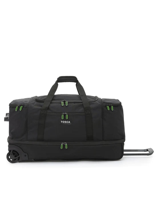 Tosca Medium 70cm Split Compartment Wheel Bag 90L - Black