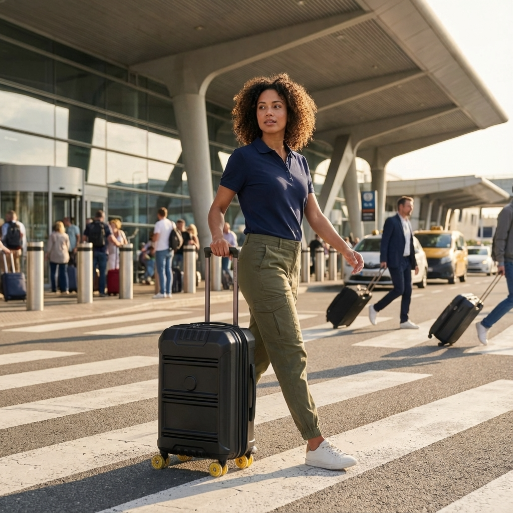 Delsey Rempart 2.0 Expandable Hardside Carry-On Spinner Suitcase - 55cm - Black Image 7