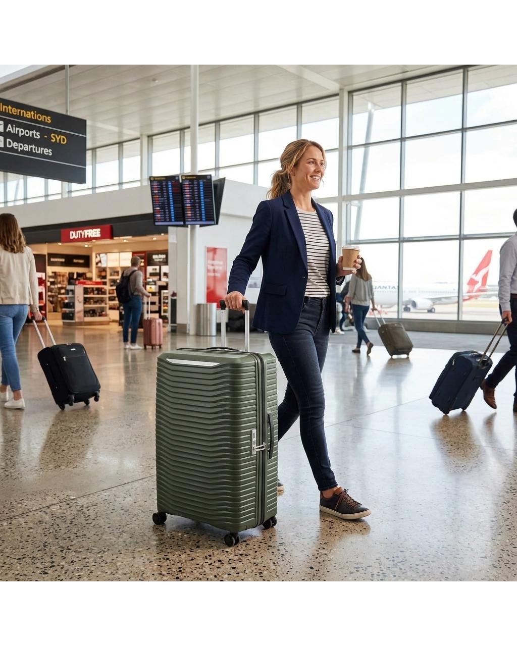 Samsonite Upscape Expandable Hardside Large Spinner Suitcase - 81cm - Climbing Ivy-6