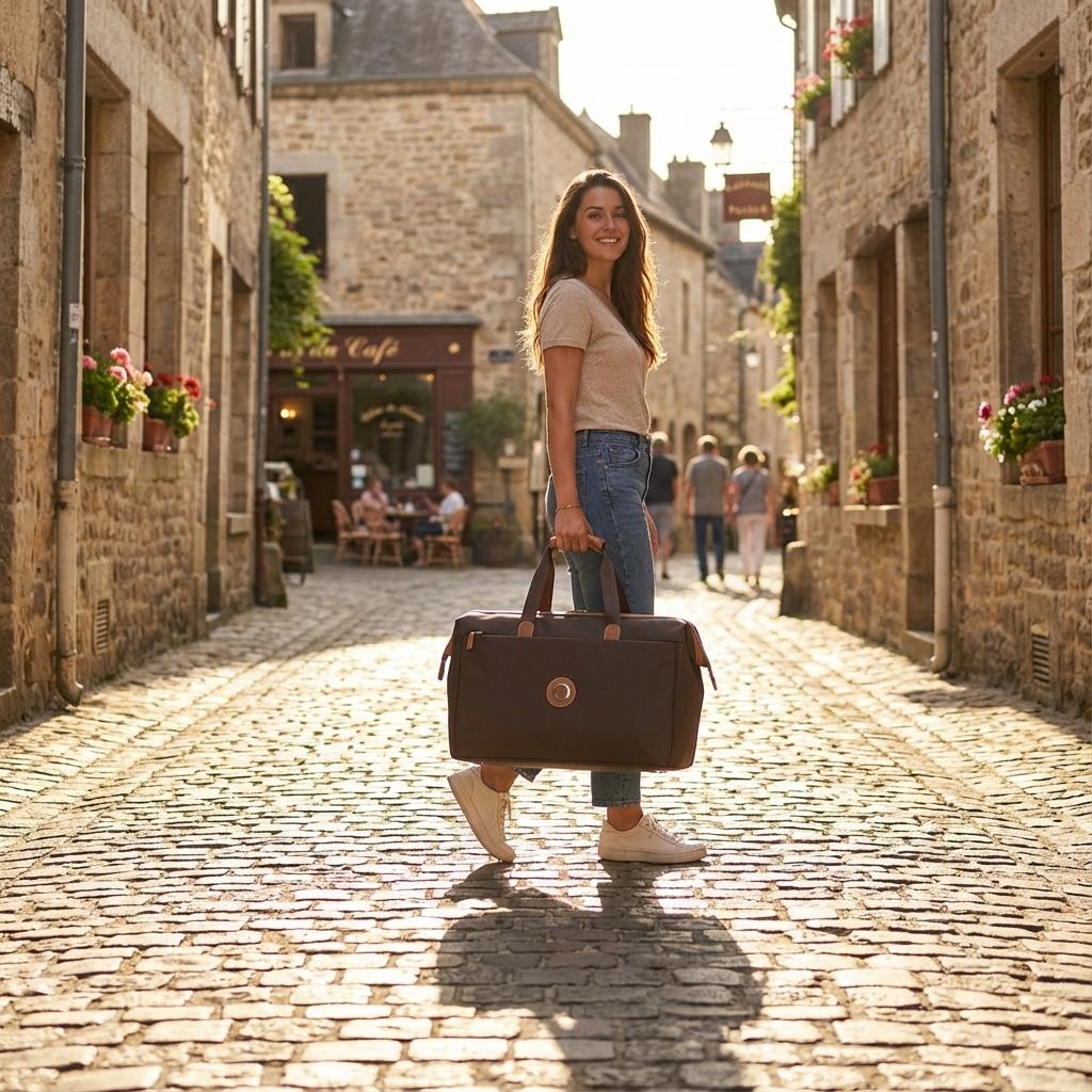 Delsey Chatelet Air 2.0 Large Weekender Bag - Chocolate Image 13