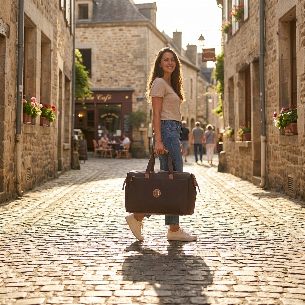 Delsey Chatelet Air 2.0 Large Weekender Bag - Chocolate Image 13