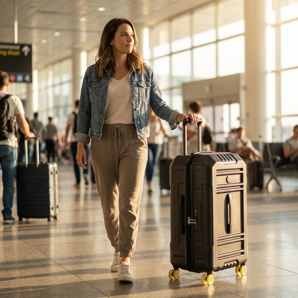 Delsey Rempart 2.0 Expandable Hardside Large Spinner Suitcase - 80cm - Black Image 12