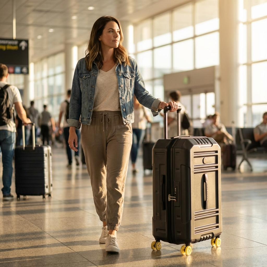 Delsey Rempart 2.0 Expandable Hardside Large Spinner Suitcase - 80cm - Black Image 12