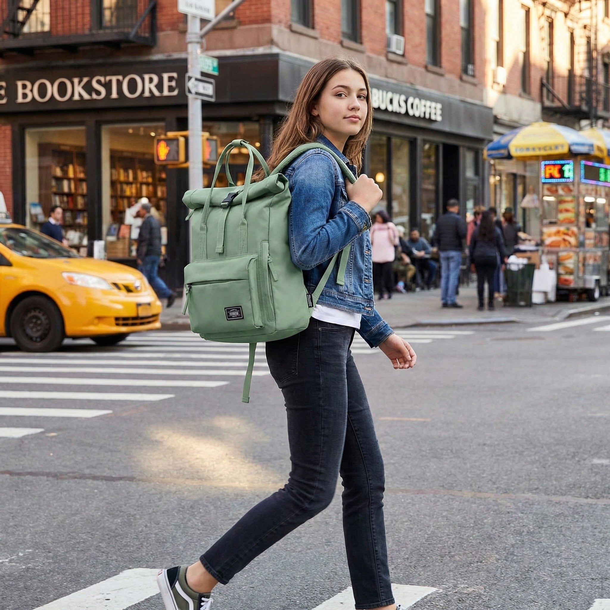 American Tourister Urban Groove City Backpack - Urban Green Image 7