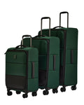 Antler Soft Stripe Expandable Softside 3-Piece Spinner Luggage Set - Green