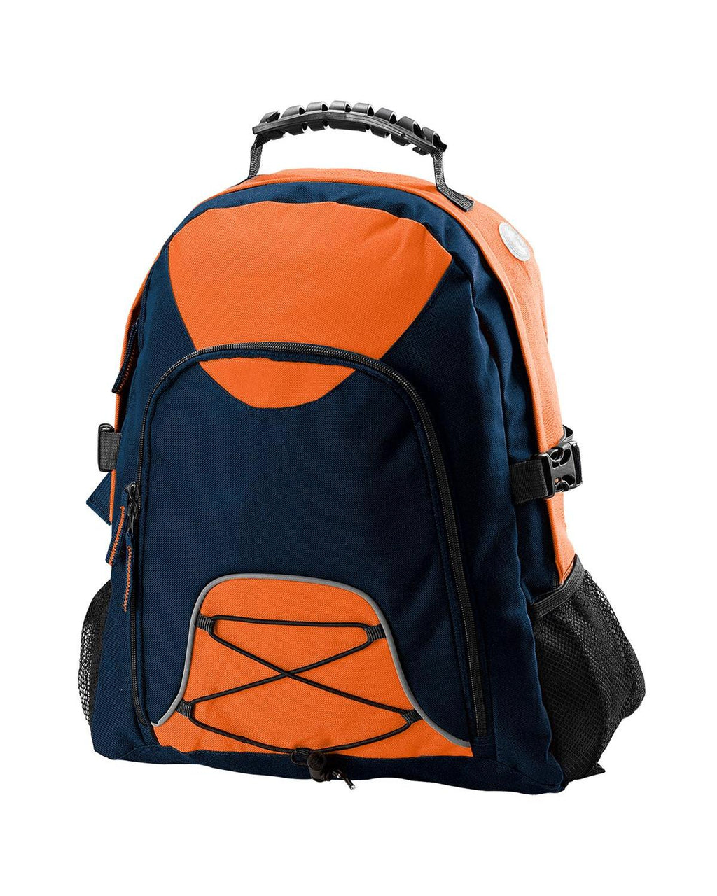 Unbranded Climber Backpack 28L Navy/Orange-1